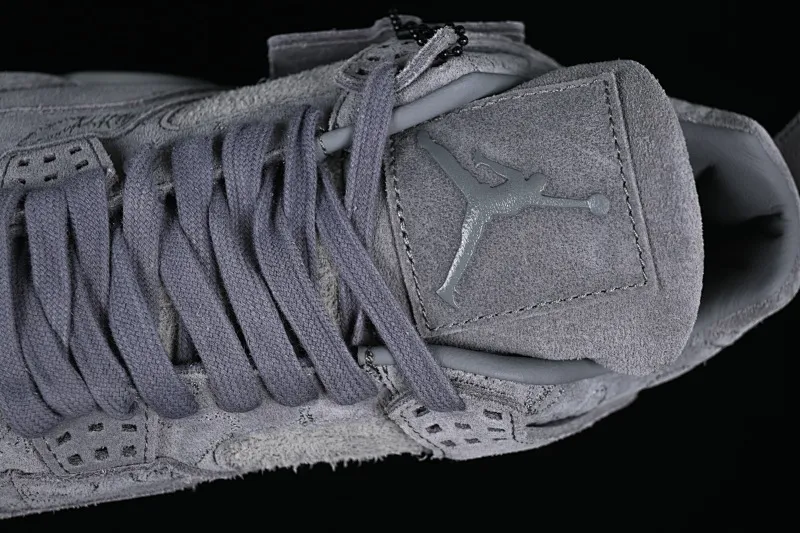 All categories Air Jordan Jordan series basketball shoes Air Jordan 4 OG version Air Jordan 4 Cool Gray AJ4 Joe 4 cool gray suede luminous bottom basketball shoes 930155-003